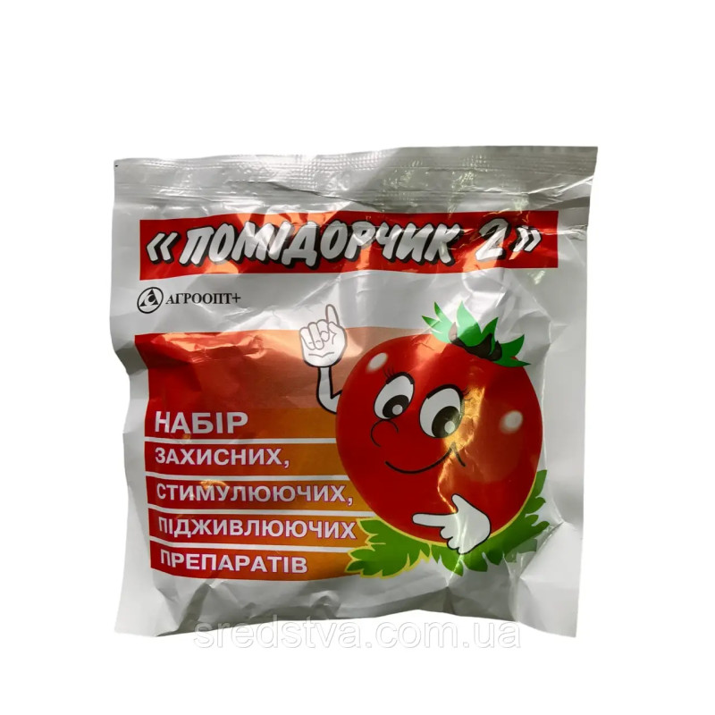 Помідорчик-2 40г Набір захисних, стимулюючих, підживлюючих препаратів, Агроопт+