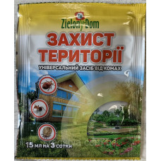 Захист території 15мл/3сот Універсальний засіб від комах (гераніол, біфетрін), Zielony Dom