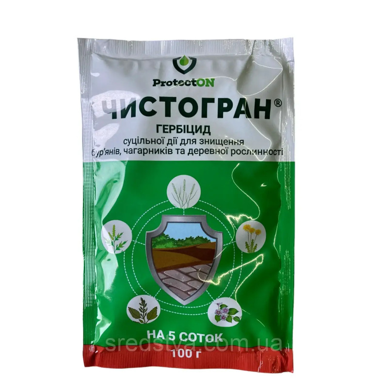 Чистогран 100г/5сот Гербіцид суцільної дії, Бадваси